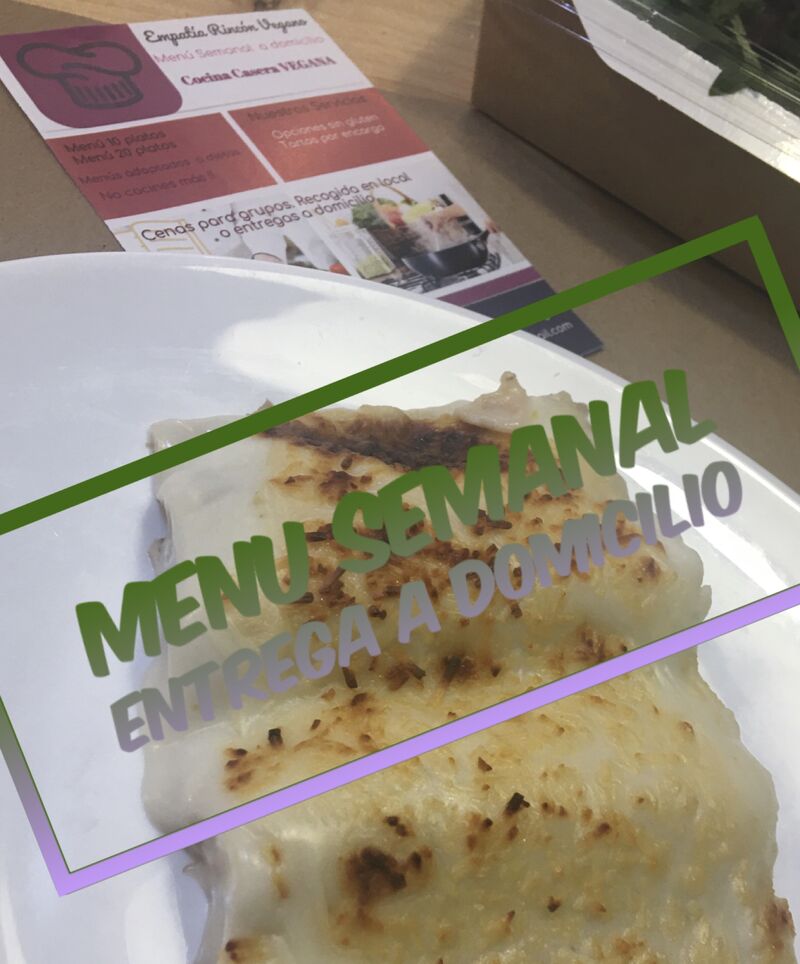 Plato de menú semanal (10 o 20 platos ) — consultar en email menú 