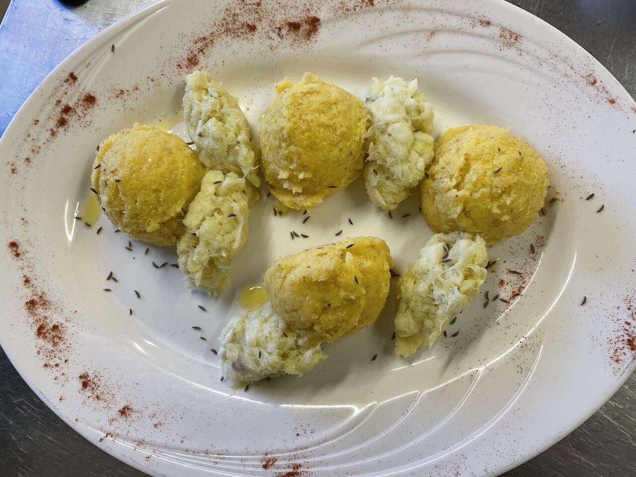 Baccalà con polenta