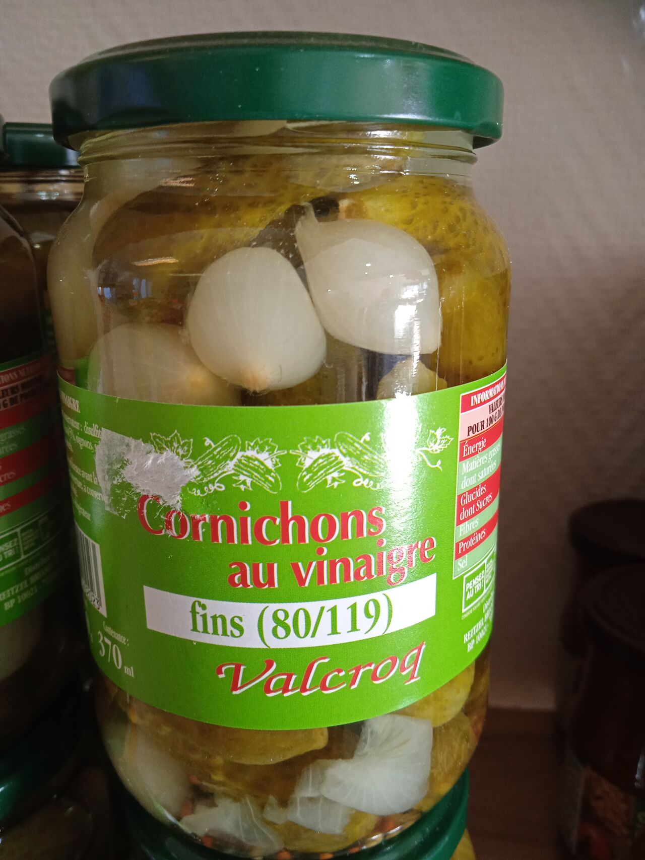 Cornichons 0.90€