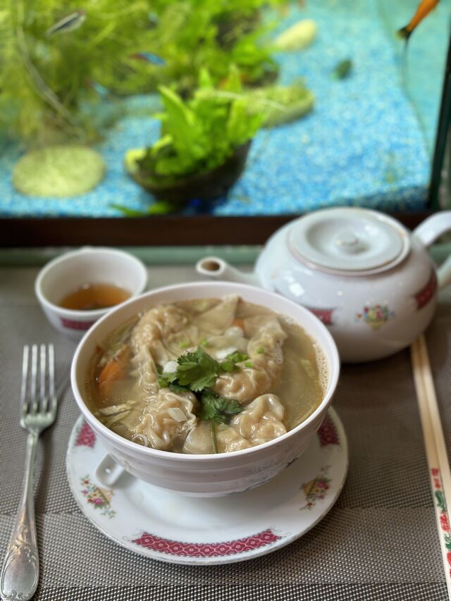 Wentun noodle soupe