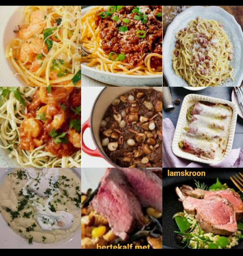 Nog een beetje gerechtjes