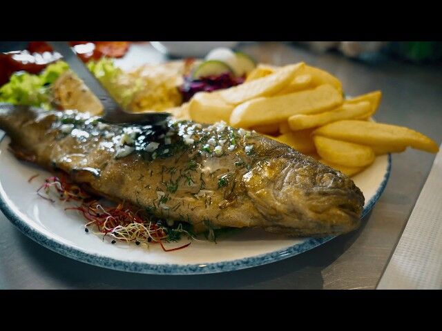 Pstrągowo w zimowej odsłonie...