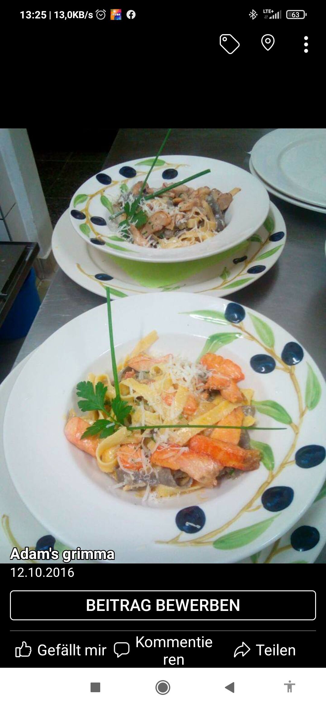 Tagliatelle Lachs 