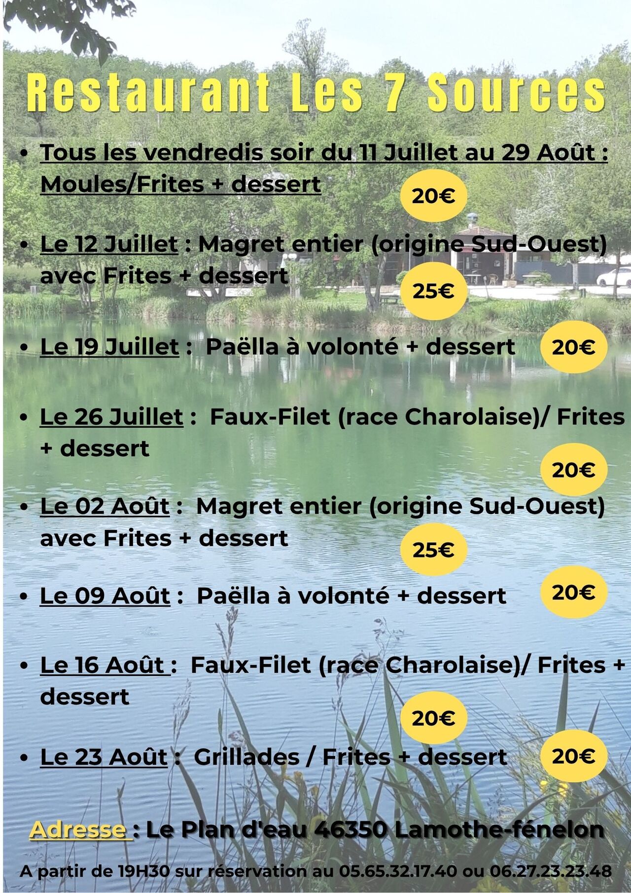 événements été 2025