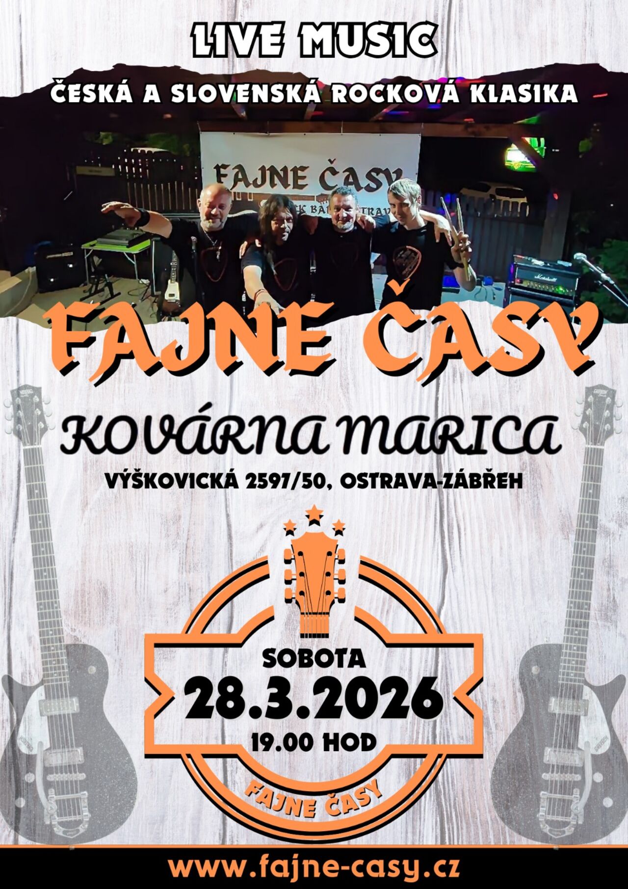 🎸 LIVE MUSIC v Kovárně Marica 🎸
