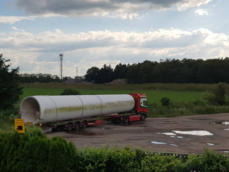 Schwertransport WindmühleGas