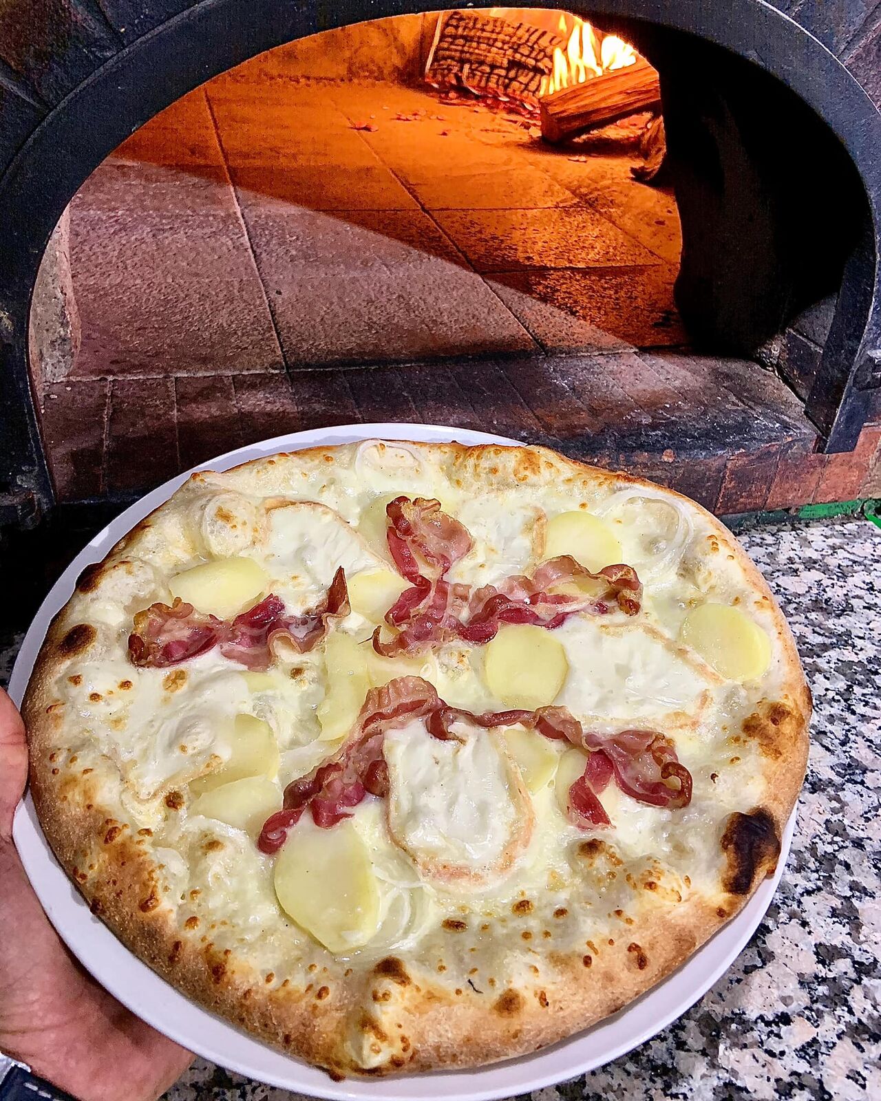 Pizz du mois : Tartiflette à L'italienne