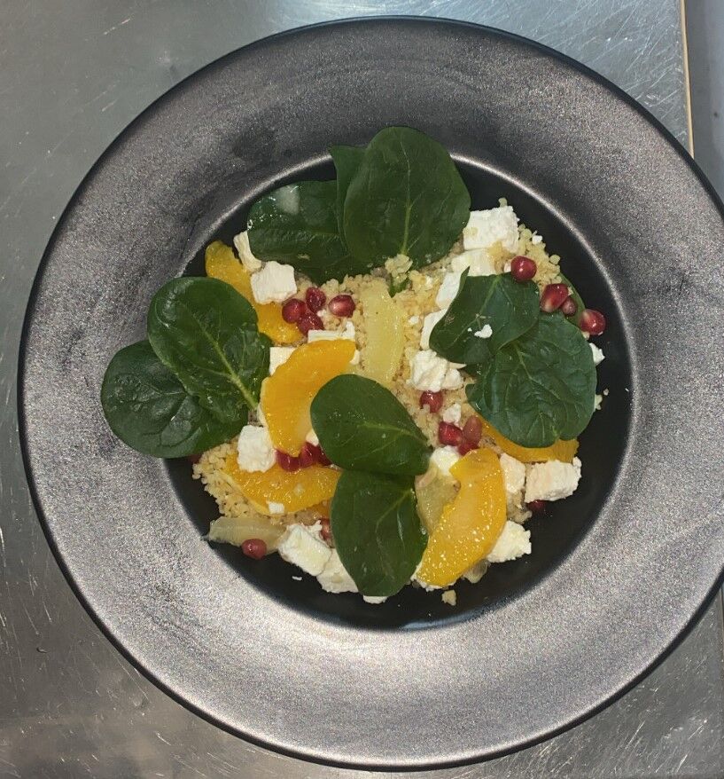 Plat végétarien sur demande