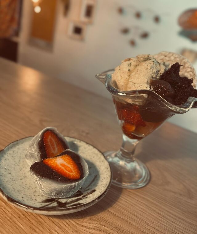 Ichigo daifuku et Wa-parfait
