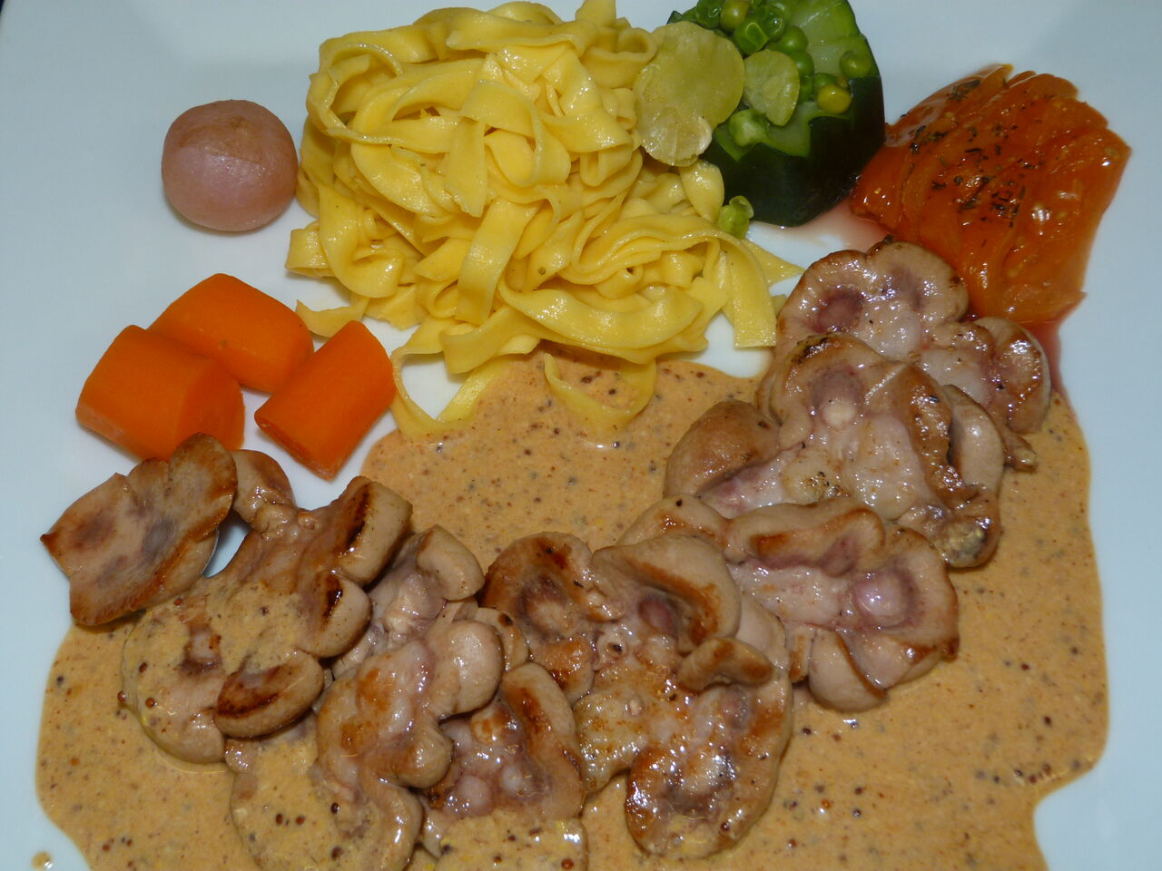 Rognon de veau à la moutarde