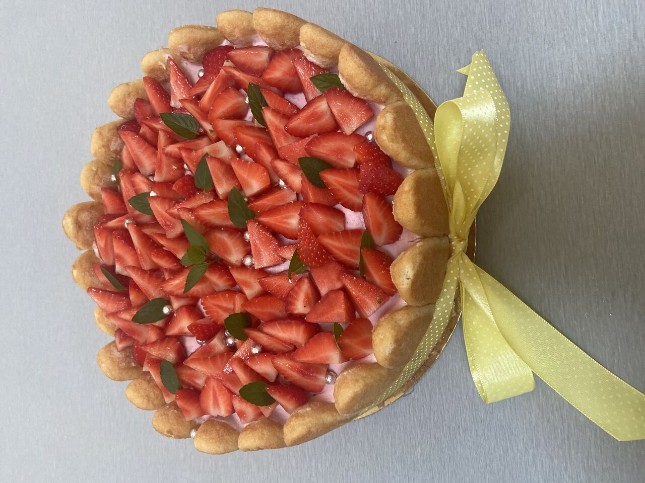 charlotte au fraise 