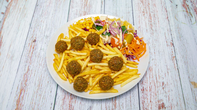 Schotel Falafel Hummus