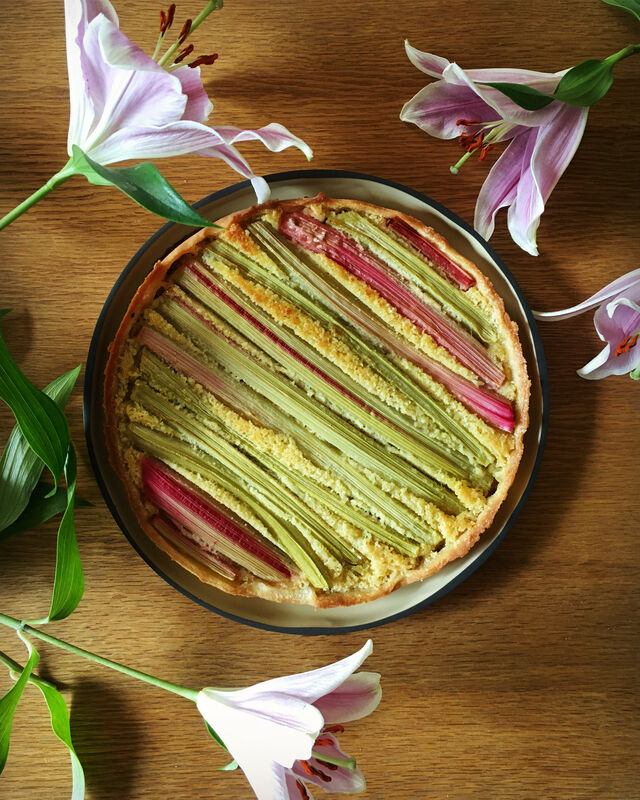 Tarte à la rhubarbe 
