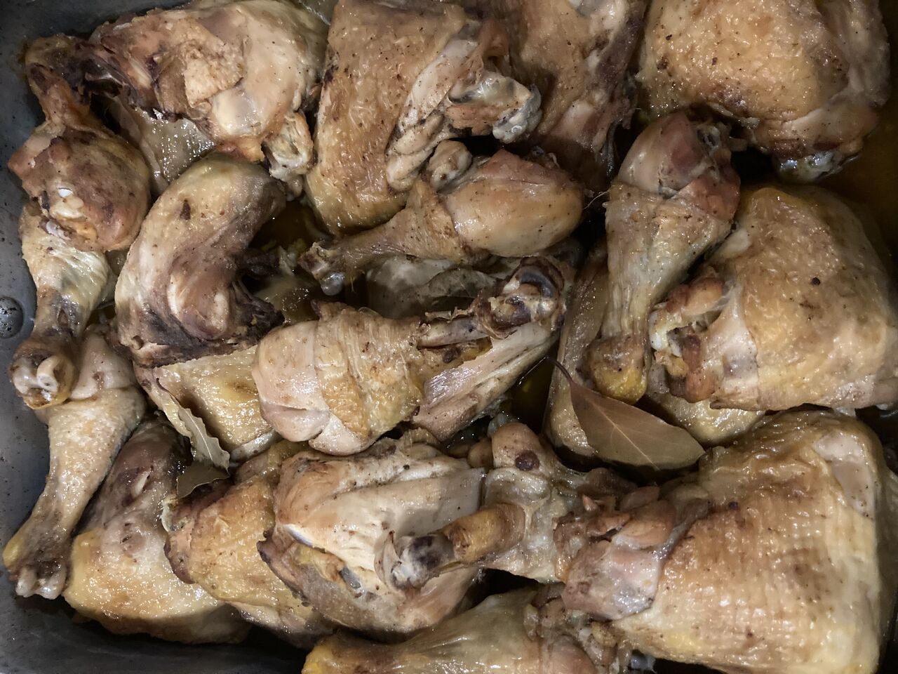 Cuisses de poulets rôties 
