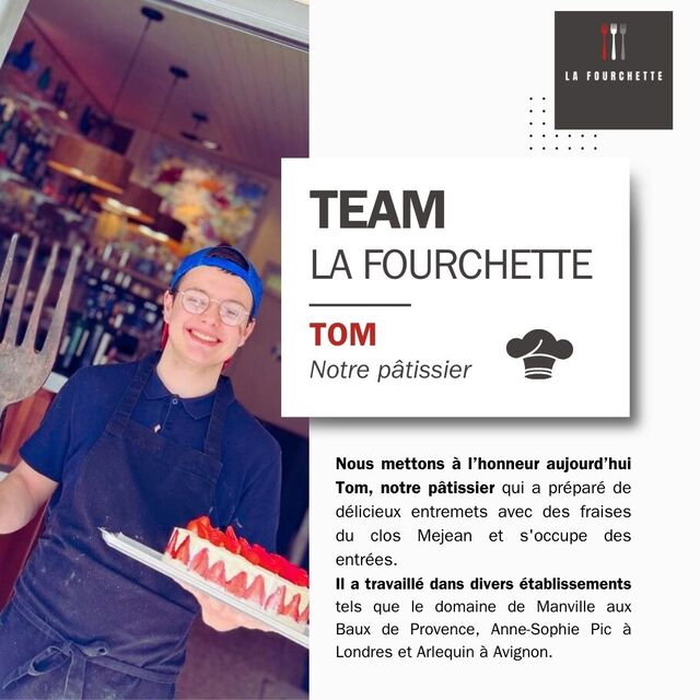 TEAM - Notre pâtissier TOM