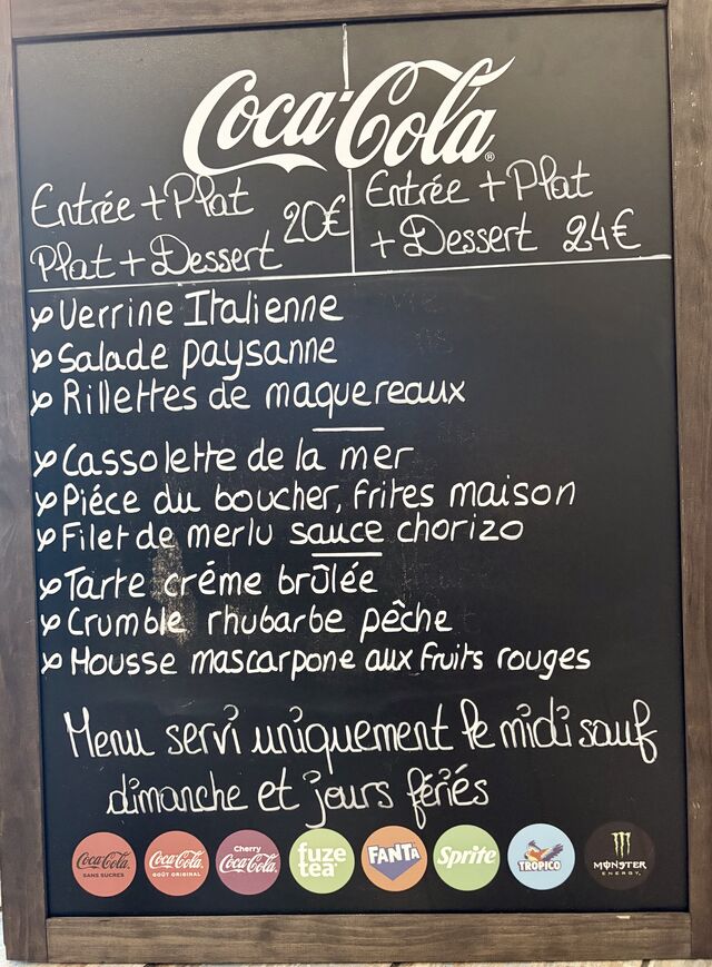 Menu du midi du 15/06 au 20/06