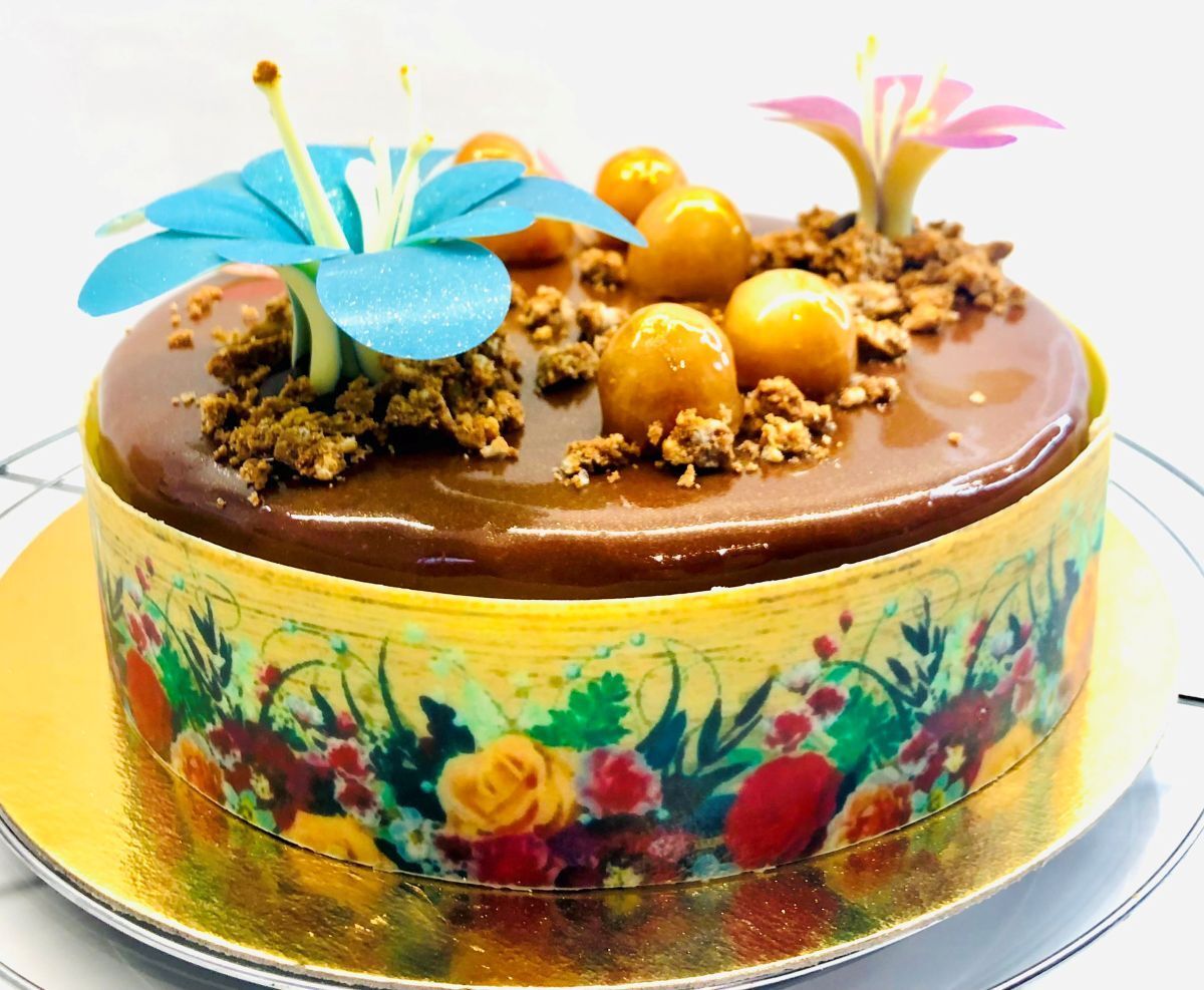 Entremets (poire-chocolat) sur - mesure - sur commande