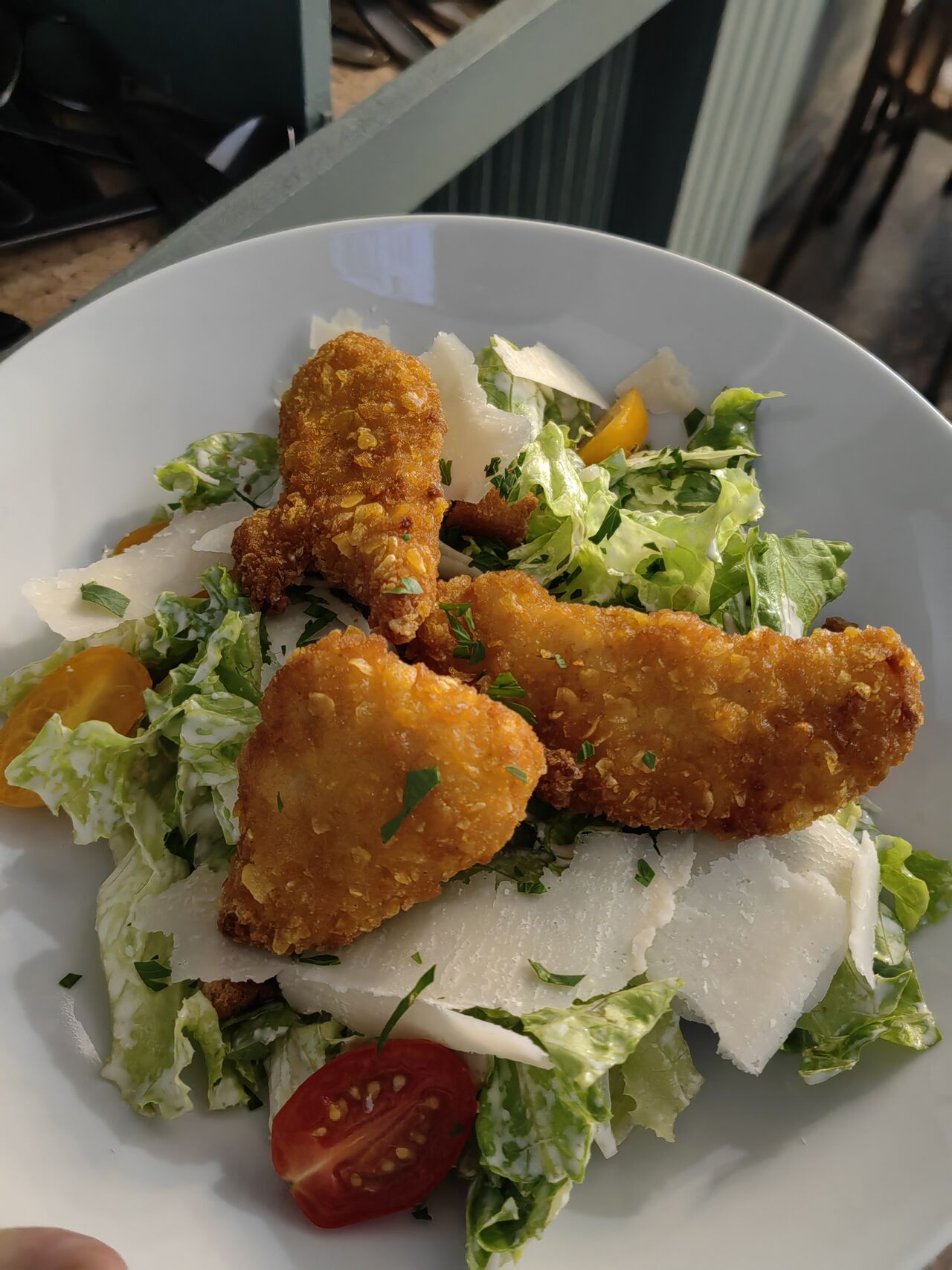 salade poulet croustillant