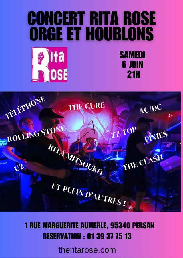 Concert des Rita Rose samedi 6 juin