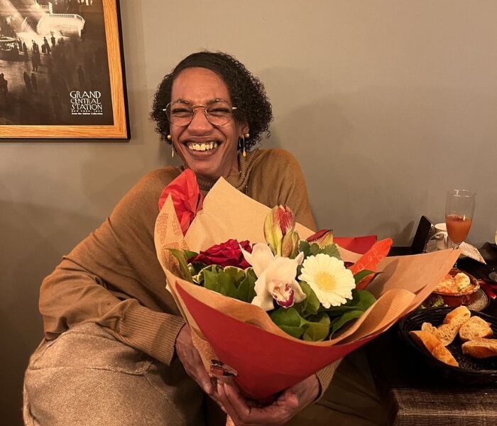 Gagnante du tirage au sort du bouquet de fleur