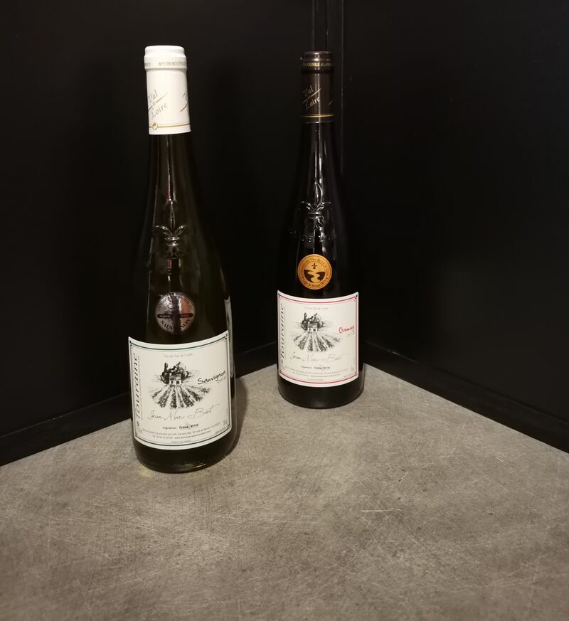 Vins Vallée de la Loire=Sauvignon = 11€ / Gamay=plus en stock