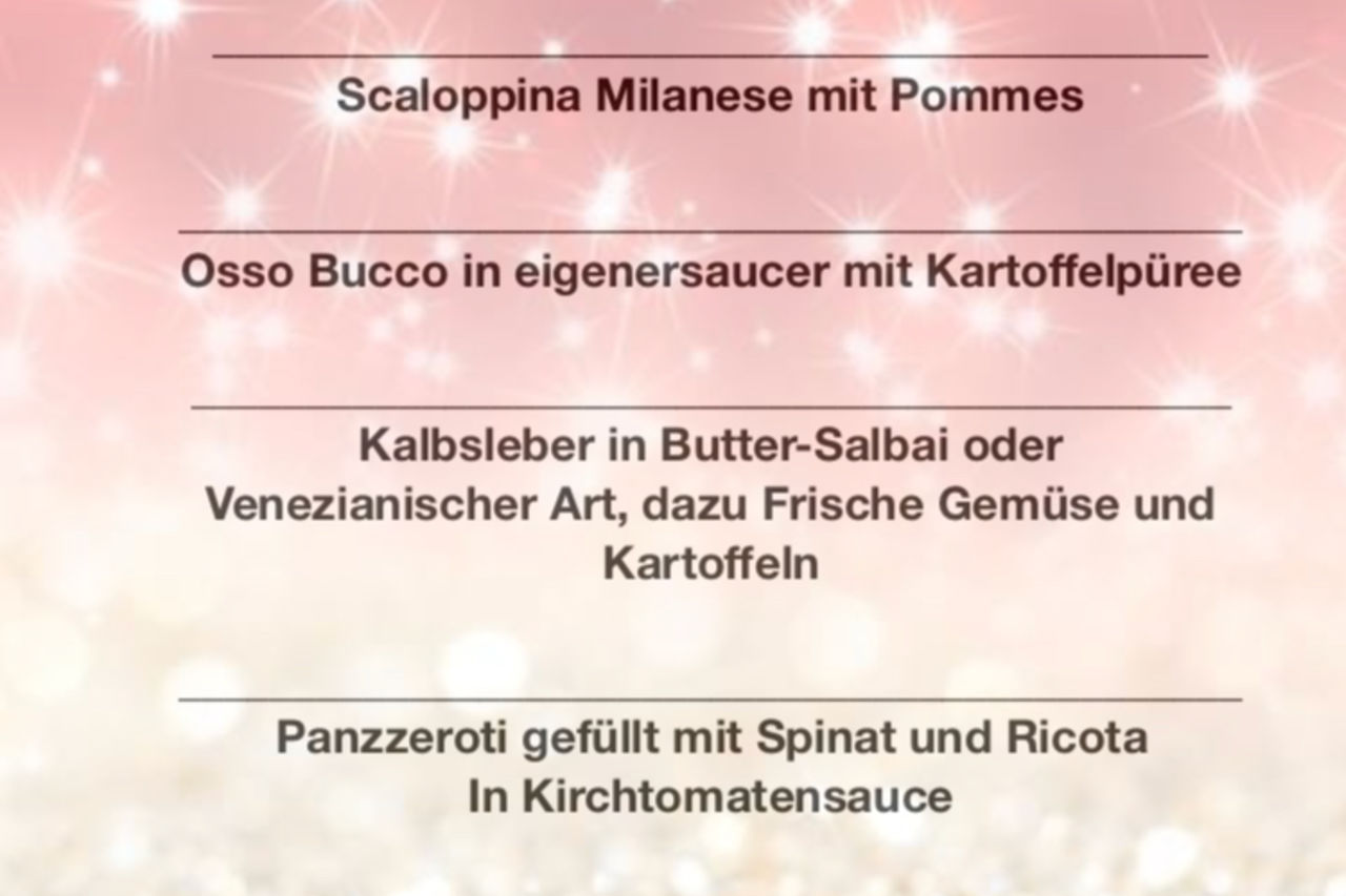 Weihnachtsmenü