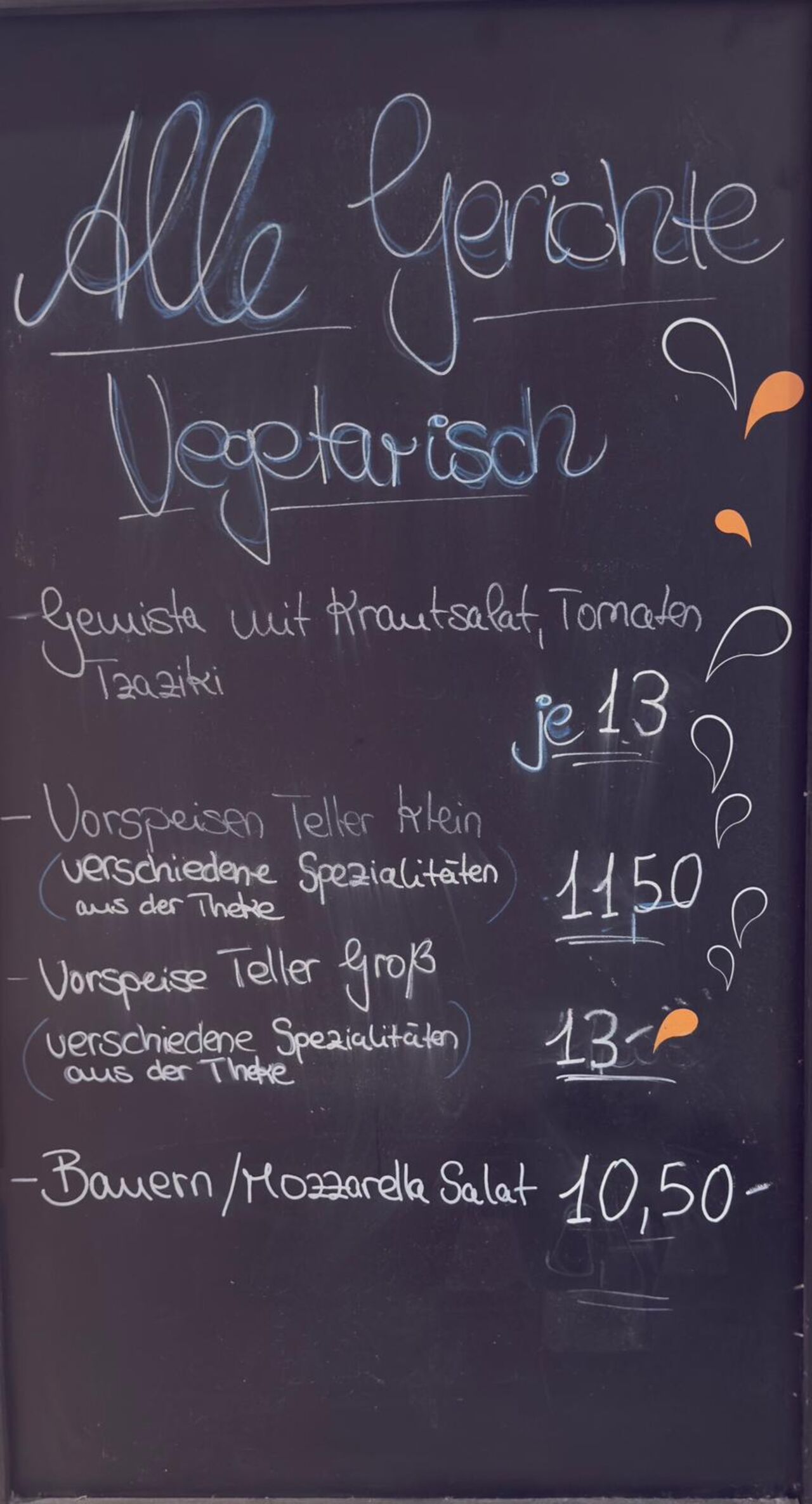 Vegetarische Gerichte