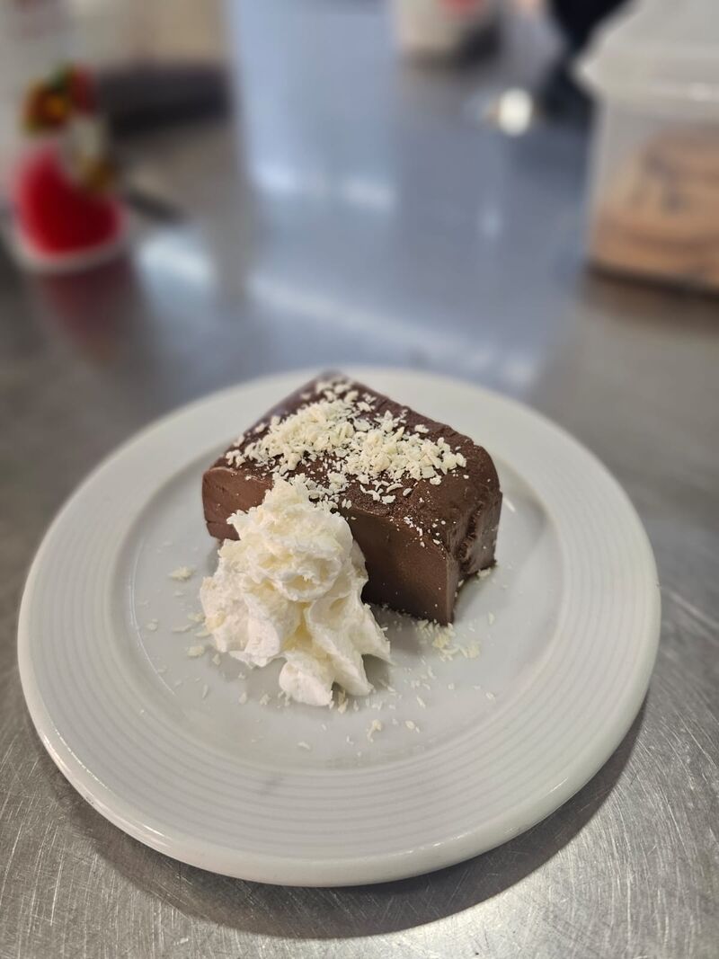 Flan de Chocolate Negro