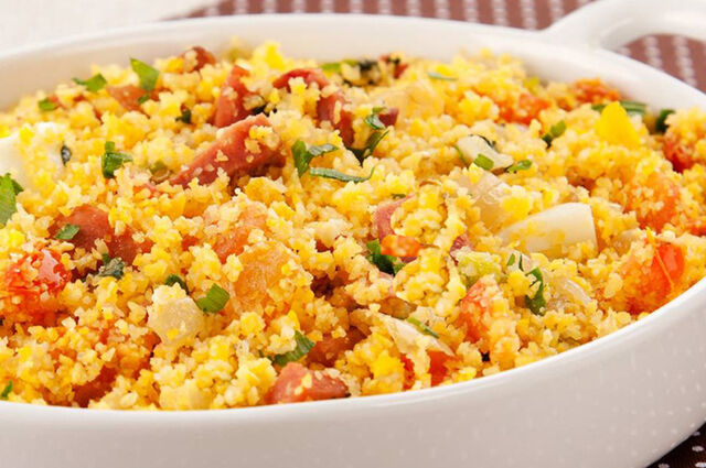 Cuzcuz - Vegetariano, Frango ou Camarão
(Pode ser servido quente ou frio)