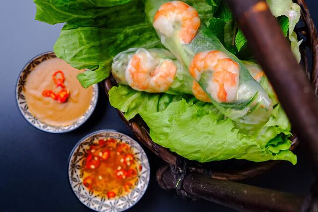 Sommerrollen mit Garnelen