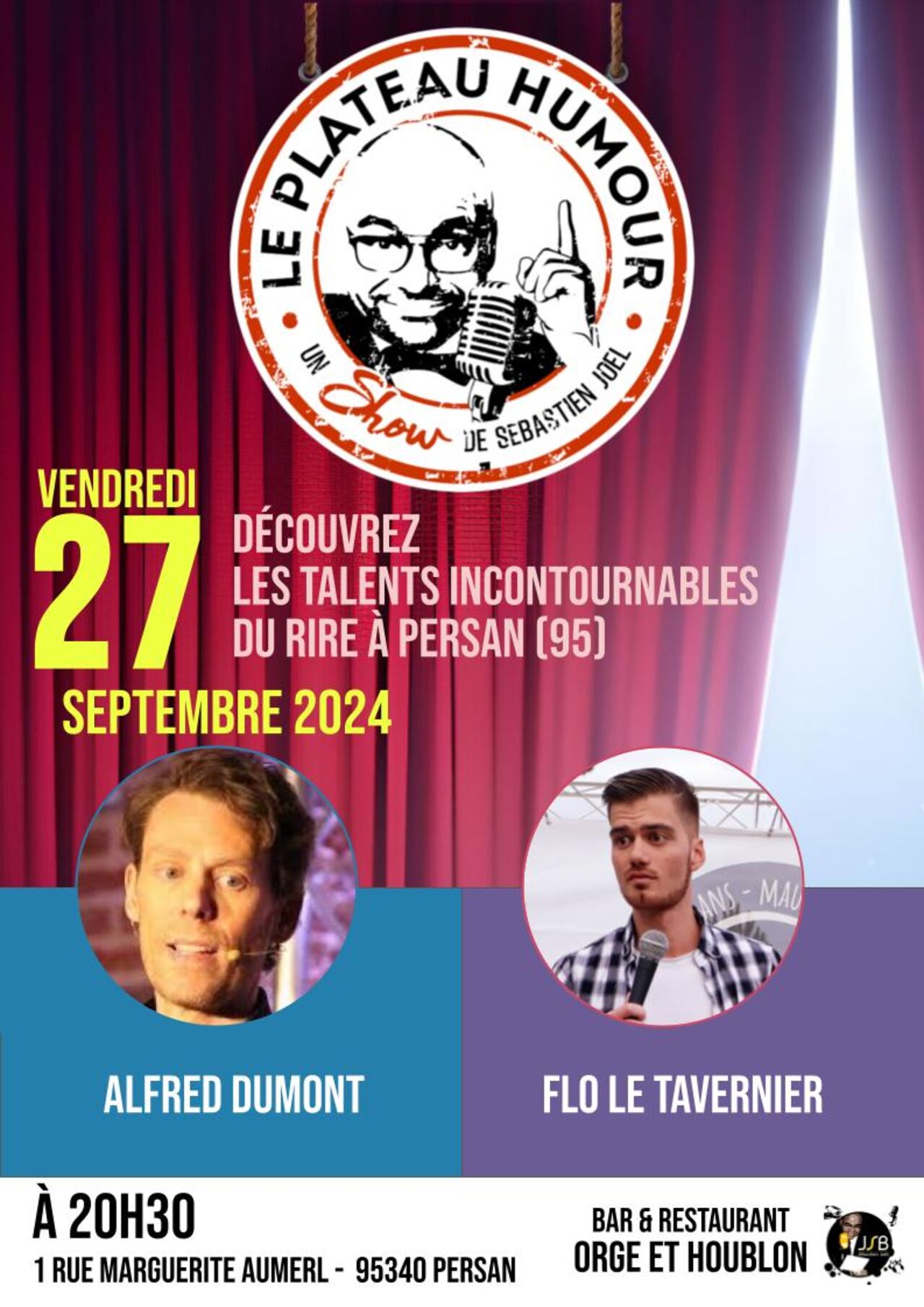 Spectacle d'humoristes