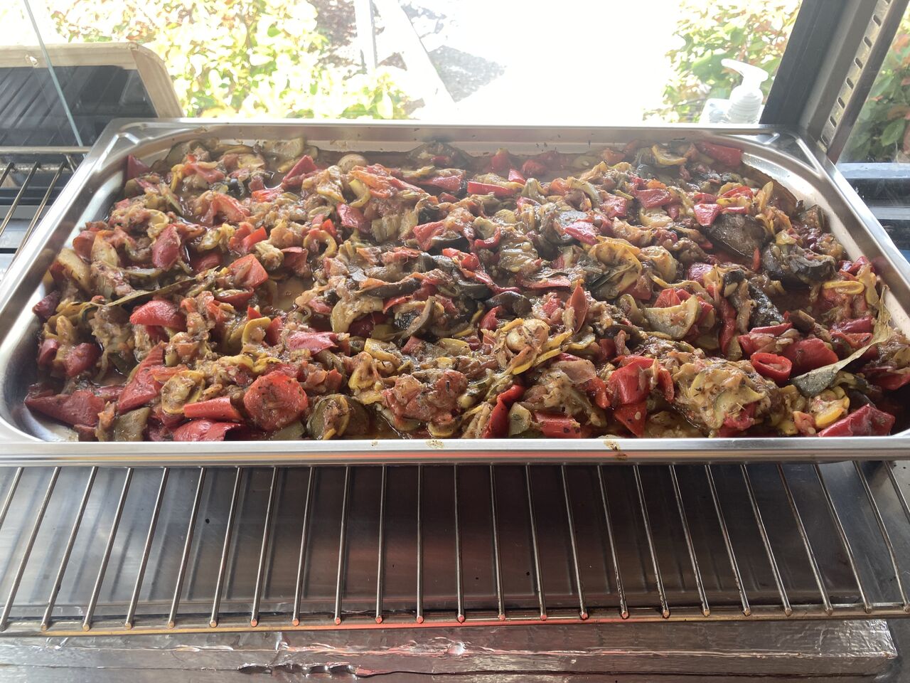 Ratatouille maison légumes de production personnelle 