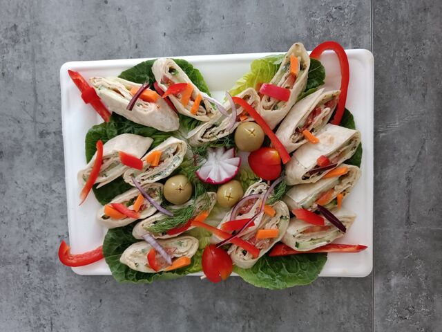 vegetarische Wraps