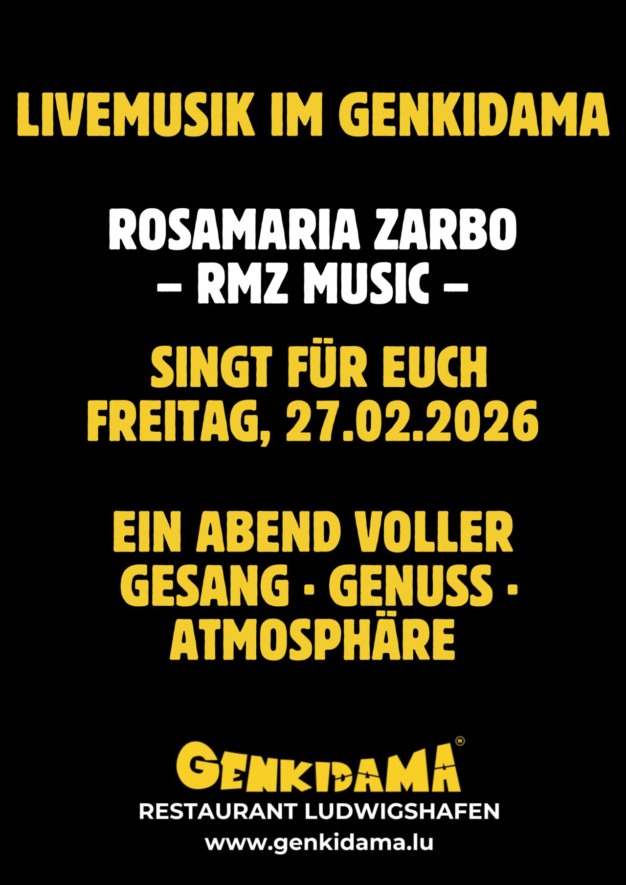 LIVEMUSIK IM GENKIDAMA