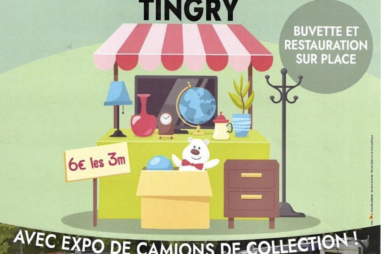 Brocante et exposition de camions anciens
