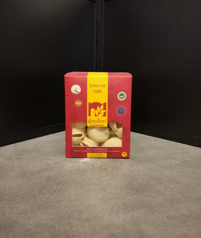 Pâtes di Gragnano IGP, Lumaconi Rigati 380g=6.90€ 