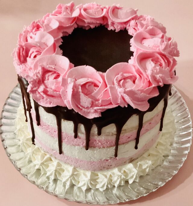 Nata, fresa y chocolate 