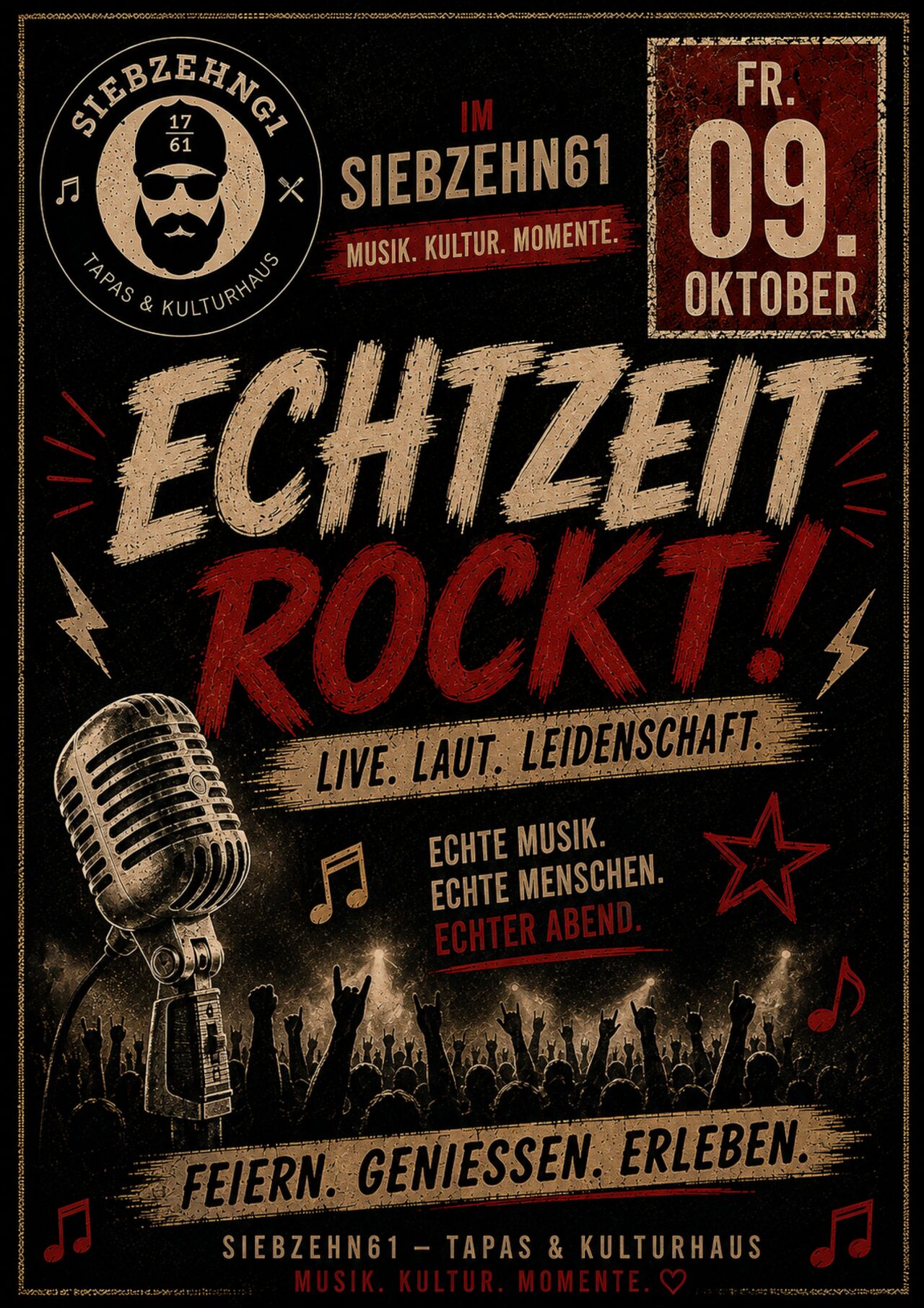 Freitag 09.10. Schwarz rockt!