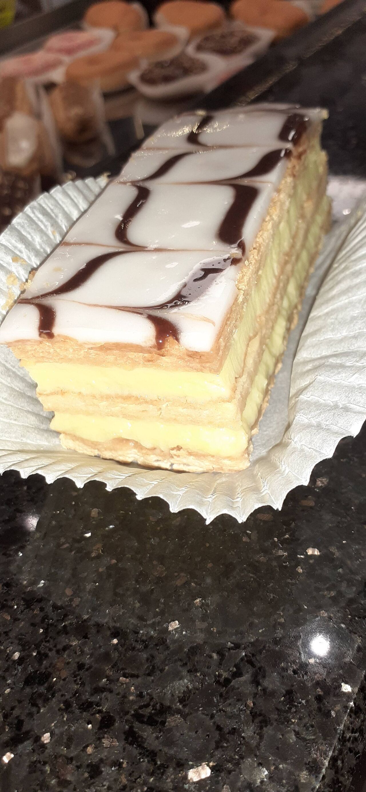 Délicieux millefeuille vanille
