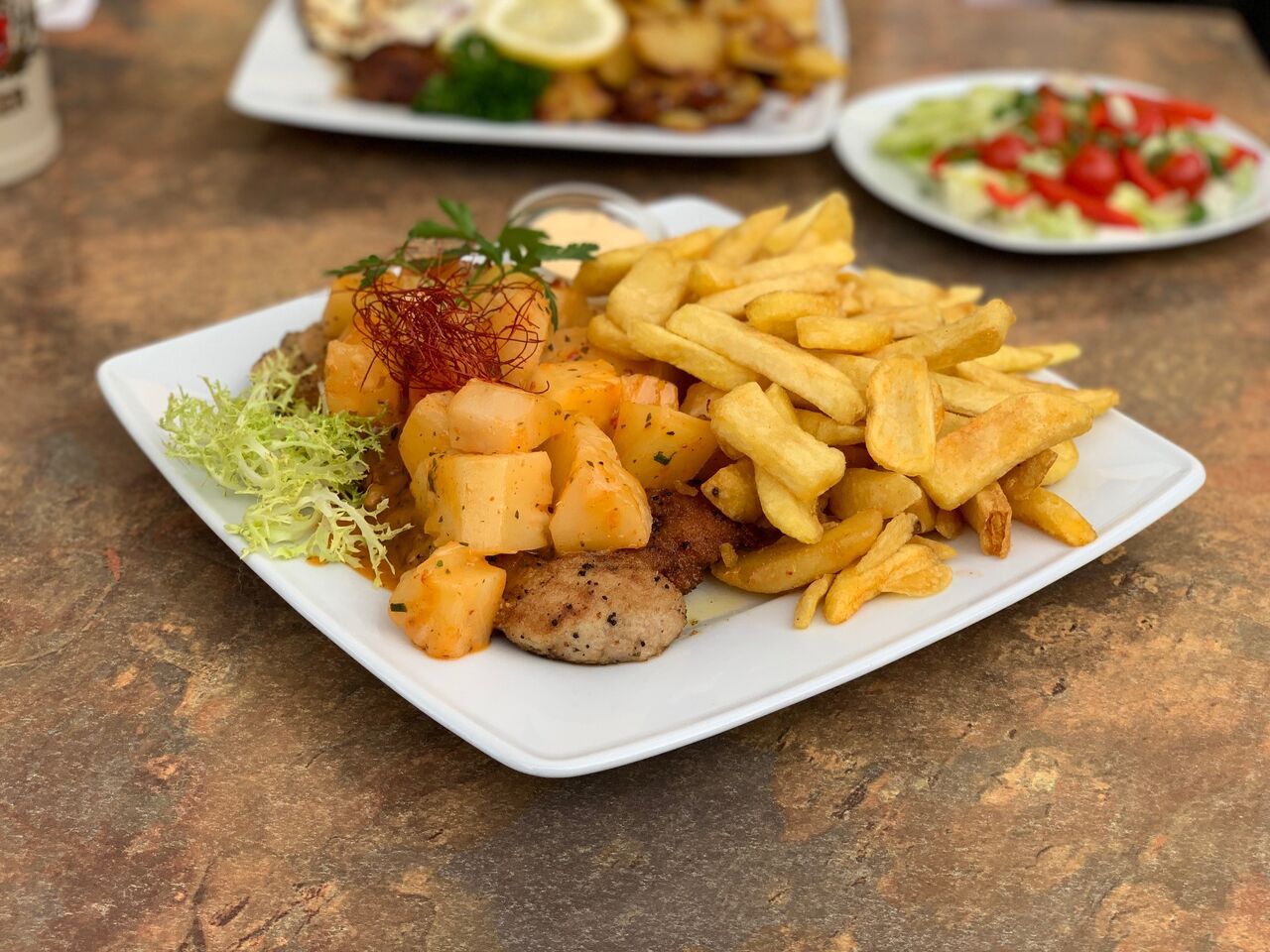 Großes Schnitzel