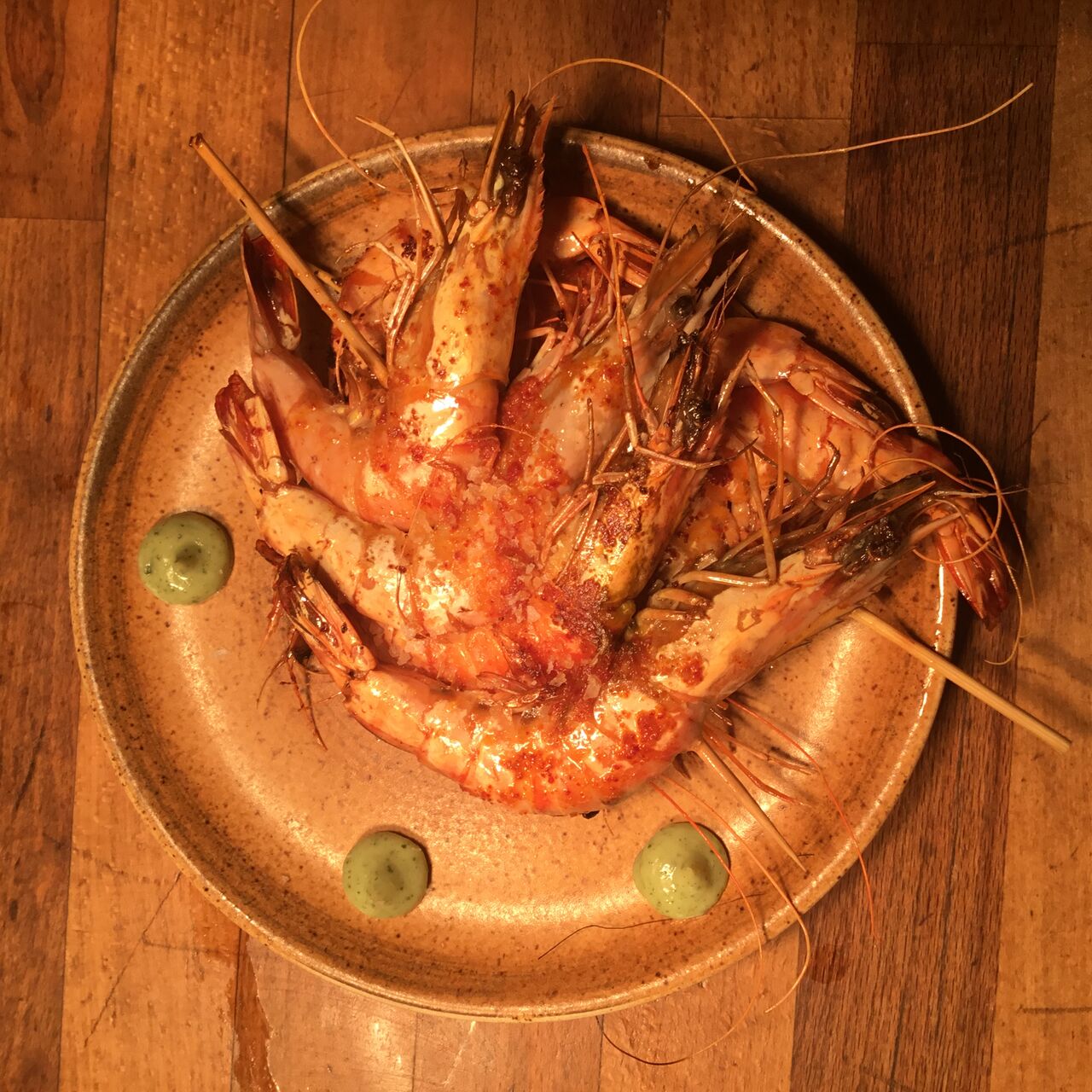 Gambas planché
Ganbak plantxan