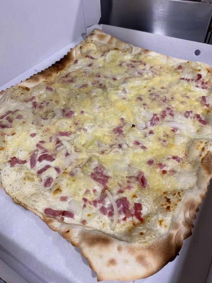 Nos tartes flambées Alsaciennes (pâte à pain!)