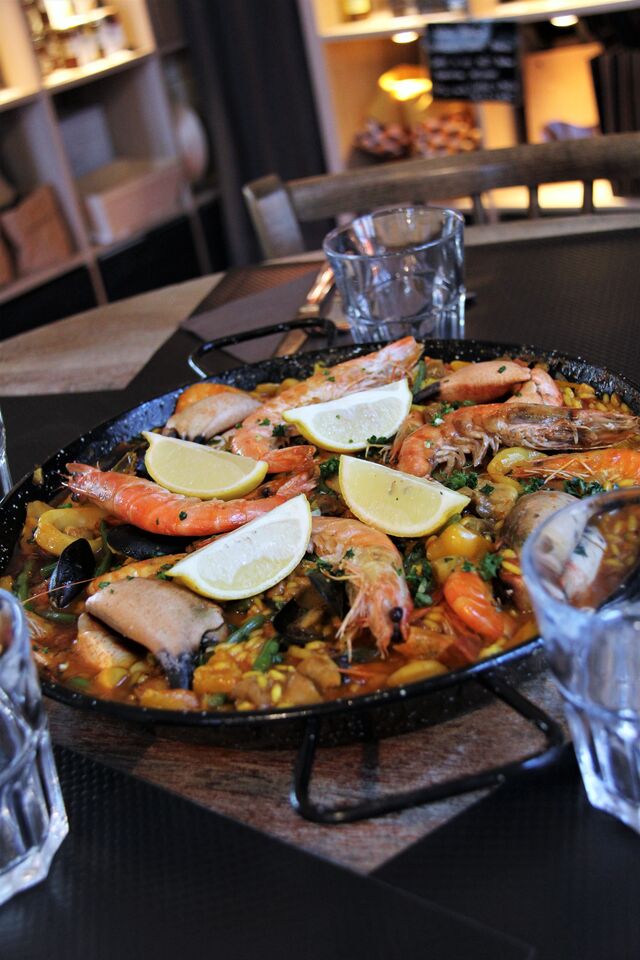 Paella mixte pour 4 personne