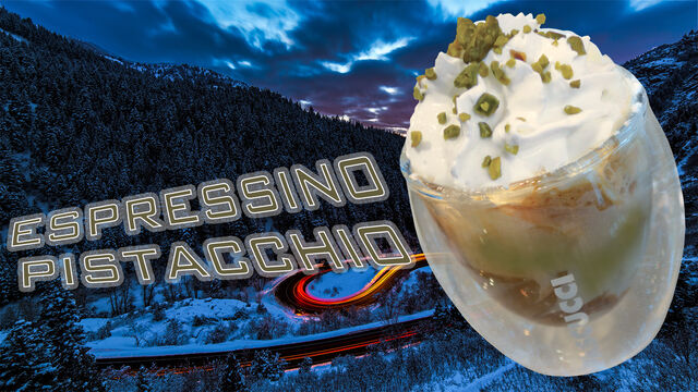 il vero caffè all'italiana arricchito dal pistacchio