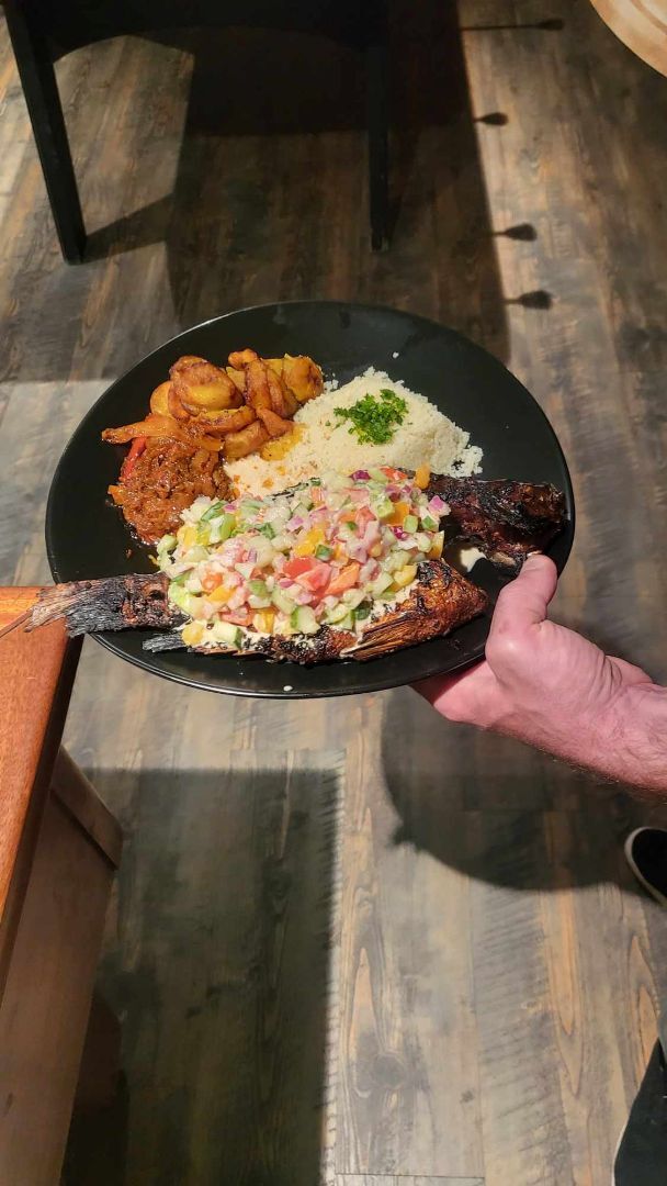 Tilapia à la braise