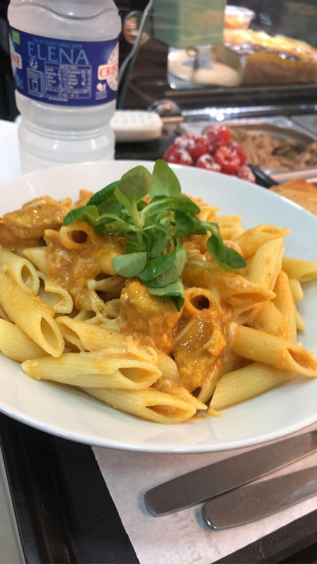 Penne au poulet curry