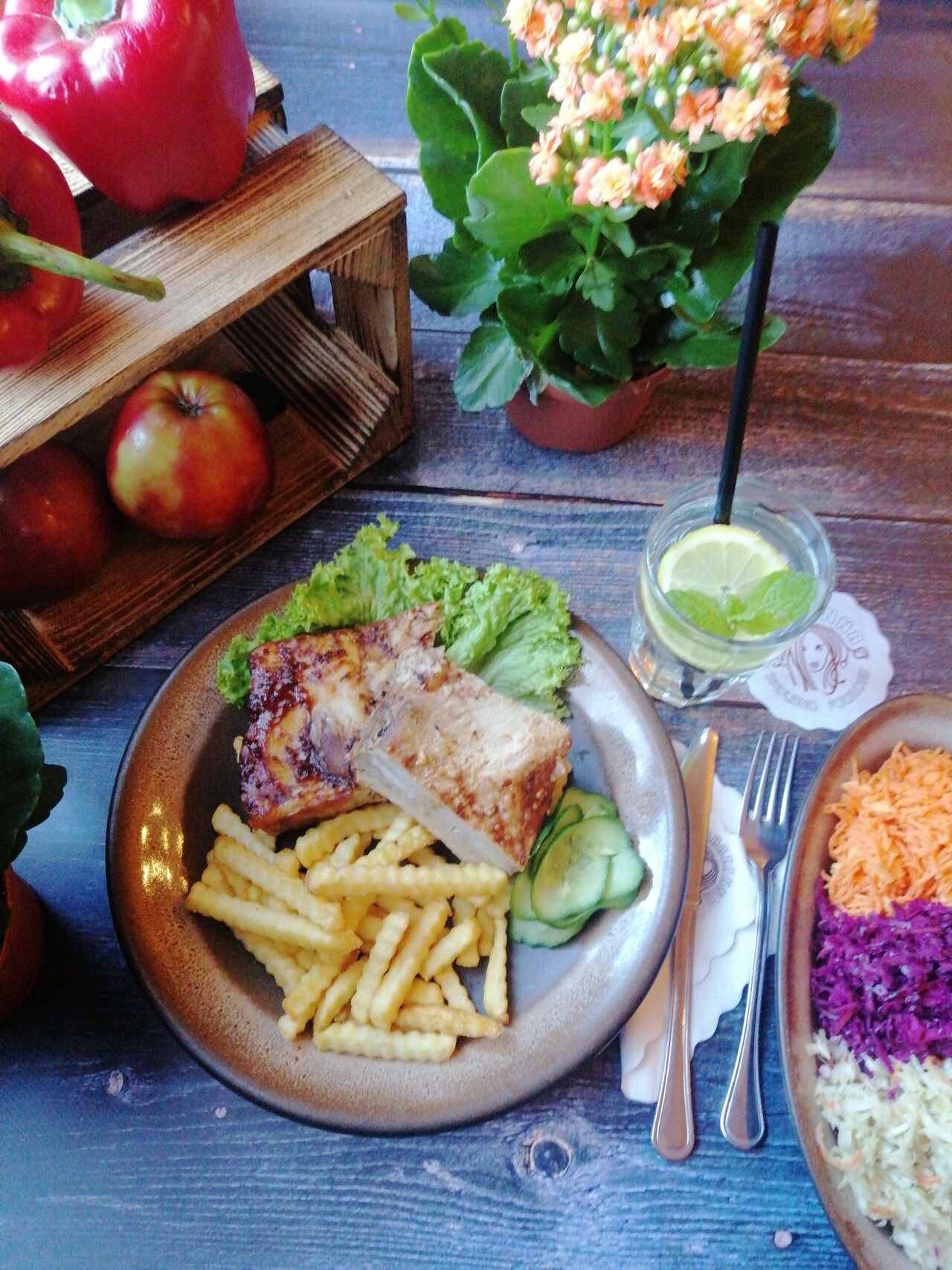 Żeberka w sosie barbecue