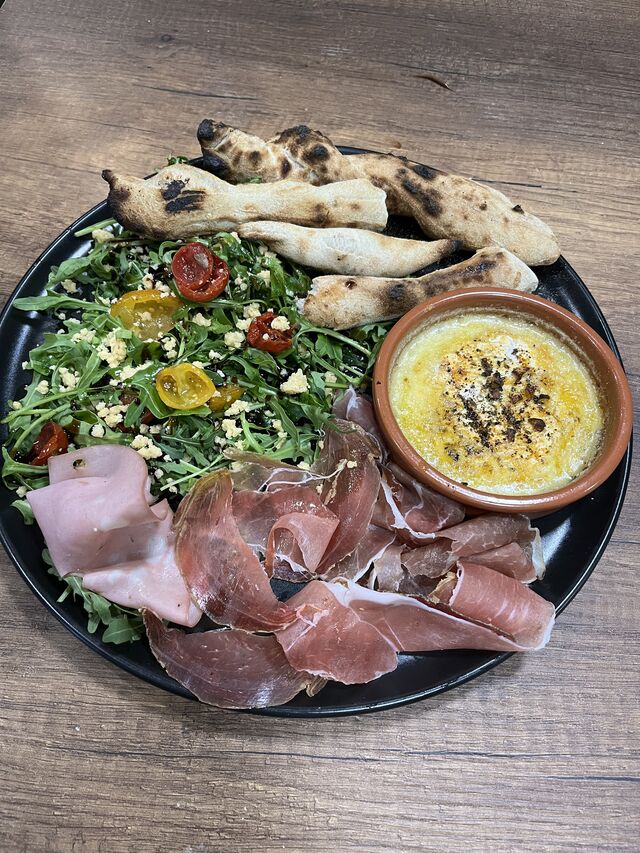 Assiette de comtesse de Vichy gratinée au four 