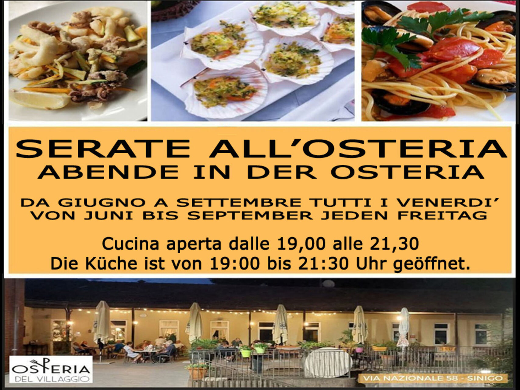 Serate d'estate all'osteria