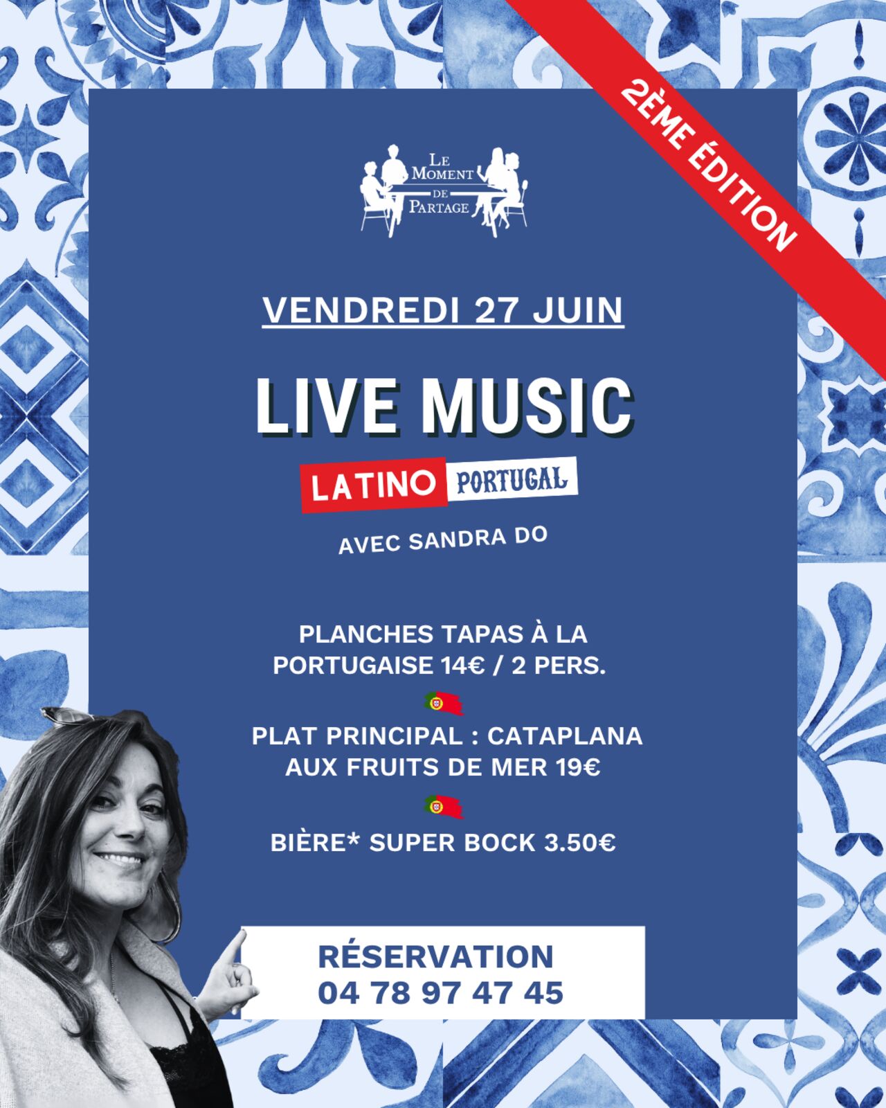 RDV LE 27 JUIN | LIVE LATINO PORTUGAIS